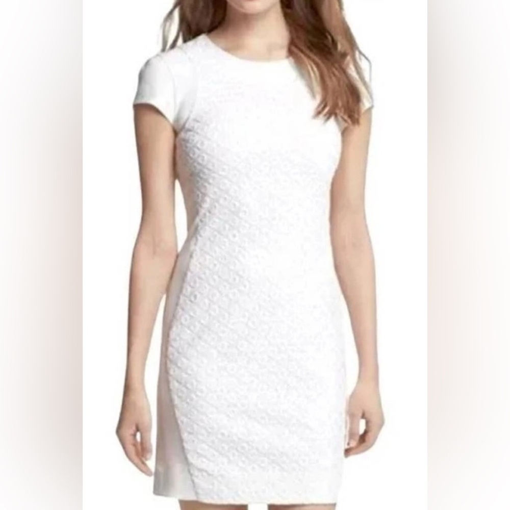 Diane Von Furstenberg Pele Eyelet Mini Dress